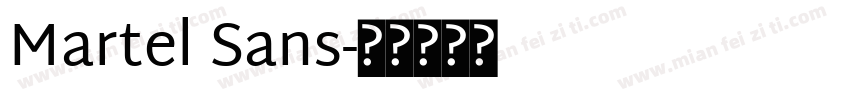 Martel Sans字体转换